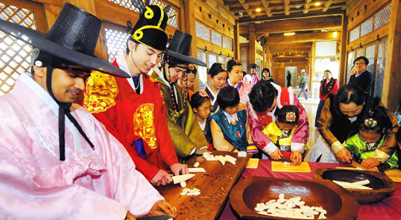 festividades tradicionales oficiales corea cuando como