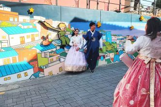 hanbok coreano femenino masculino que es como alquilarlo